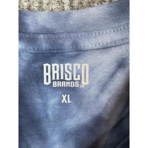 Bulls Eye Tie Dye Mens T-Shirt Tie Dyed Tee Spiral New Brisco Brands XL Blue - Picture 4 of 8